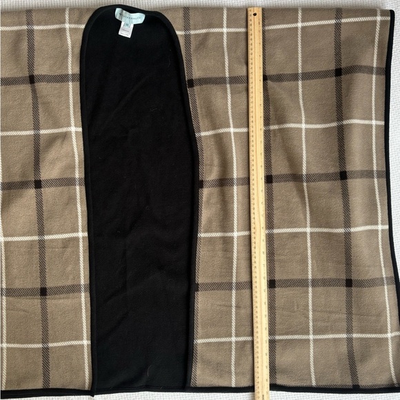 Tuckernuck Black and Tan Plaid Cape - Picture 8 of 8